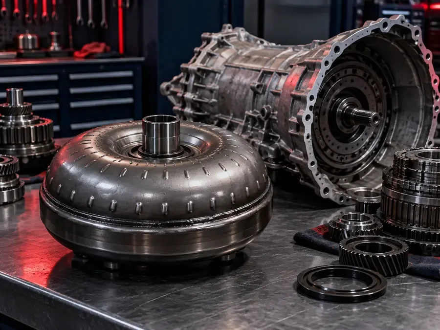 Torque converter and automatic transmission components