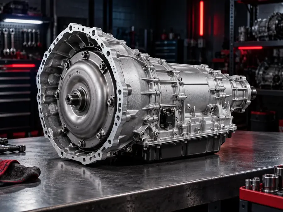 Illustration of a remanufactured automatic transmission