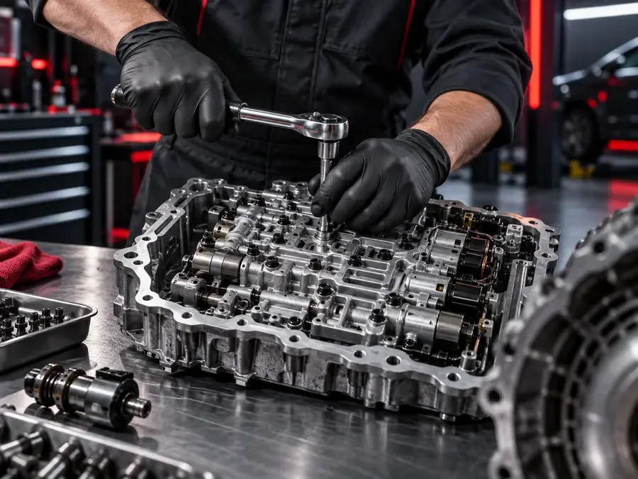 Illustration of automatic transmission repair